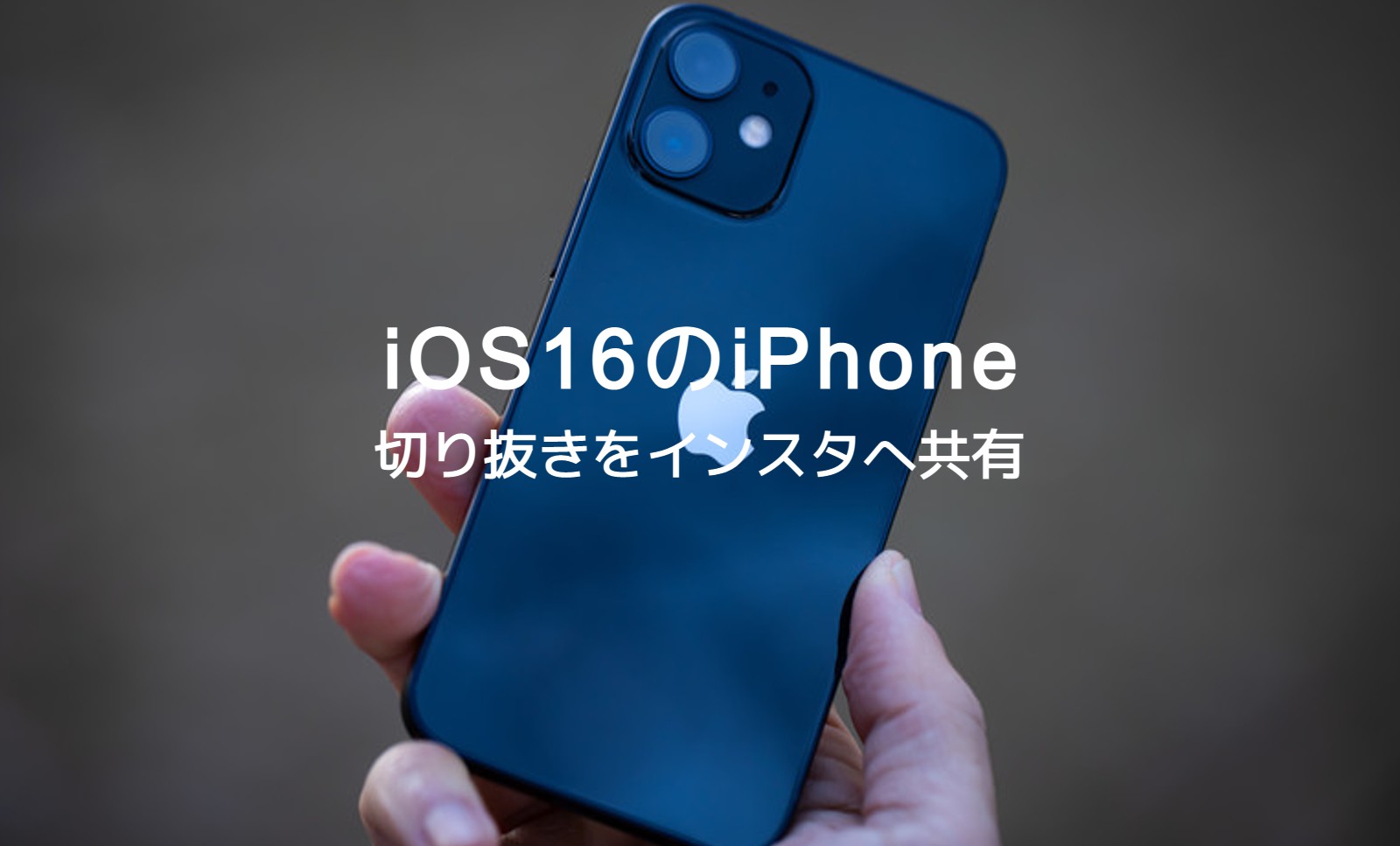 iOS17のiPhoneで写真を切り抜きしてインスタのストーリーや投稿に使うことはできる？のサムネイル画像