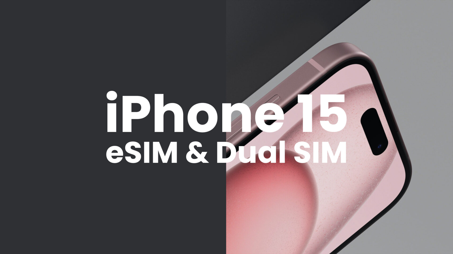 iPhone15やiPhone 15 ProはeSIM&デュアルSIM対応で複数回線OK。のサムネイル画像