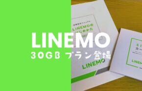LINEMO(ラインモ)で30GBのベストプランVが2024年7月30日より開始。